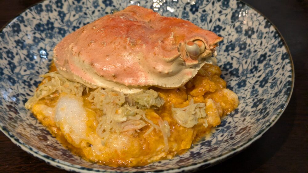 大人の町中華灯のカニ玉