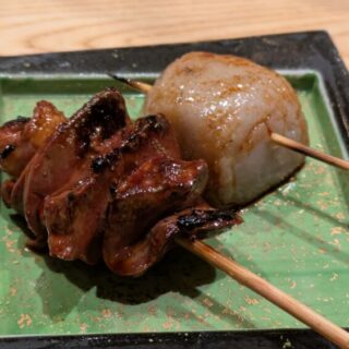 瀧口の白レバーとサトイモ