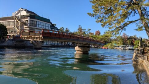 天橋立の名物「回旋橋」が回転