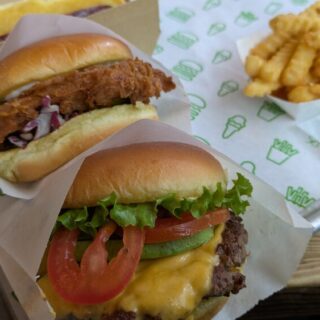 シェイクシャック東京国際フォーラム店のハンバーガー