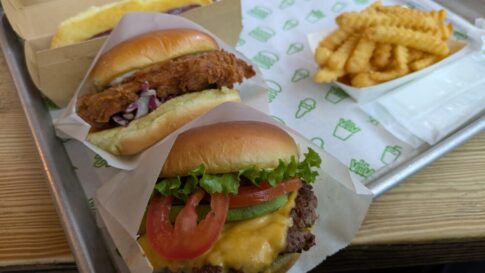 シェイクシャック東京国際フォーラム店のハンバーガー