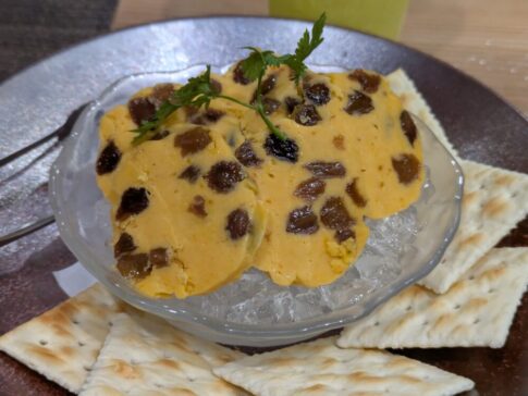 山咲きの自家製うにレーズンバター