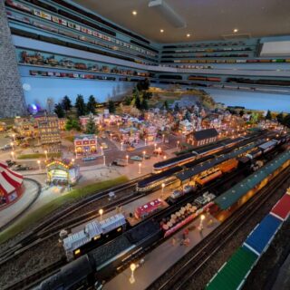 ハワイアンレイルウェイミュージアムのジオラマ