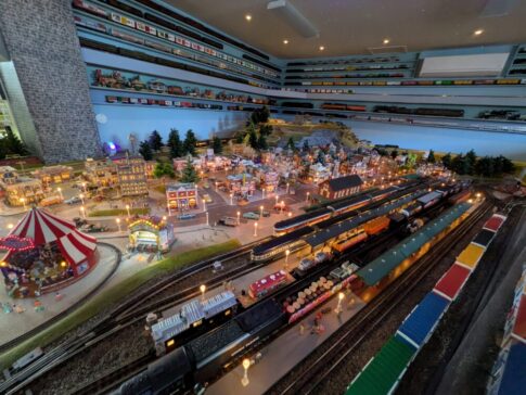 ハワイアンレイルウェイミュージアムのジオラマ