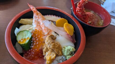 一山いけすの上ちらし寿司