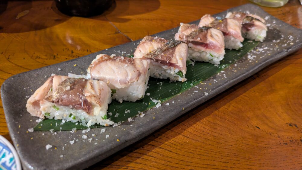 大和屋音次郎の鯖押し寿司