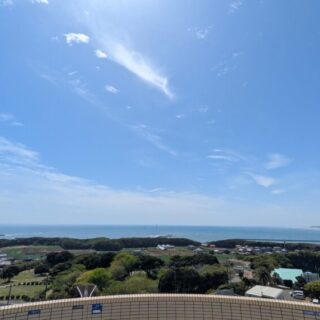 地球の丸く見える丘展望館の眺望