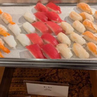 ロックウッド・ホテル&スパの夕食のお寿司