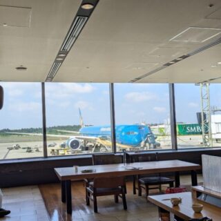 プライオリティパスラウンジNOA成田空港からの眺め
