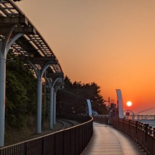 海雲台の日の出