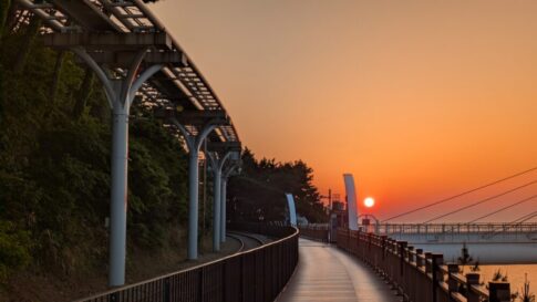海雲台の日の出