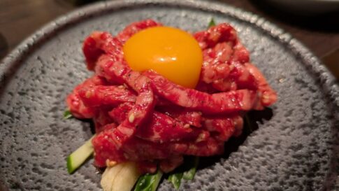 味楽亭の牛花