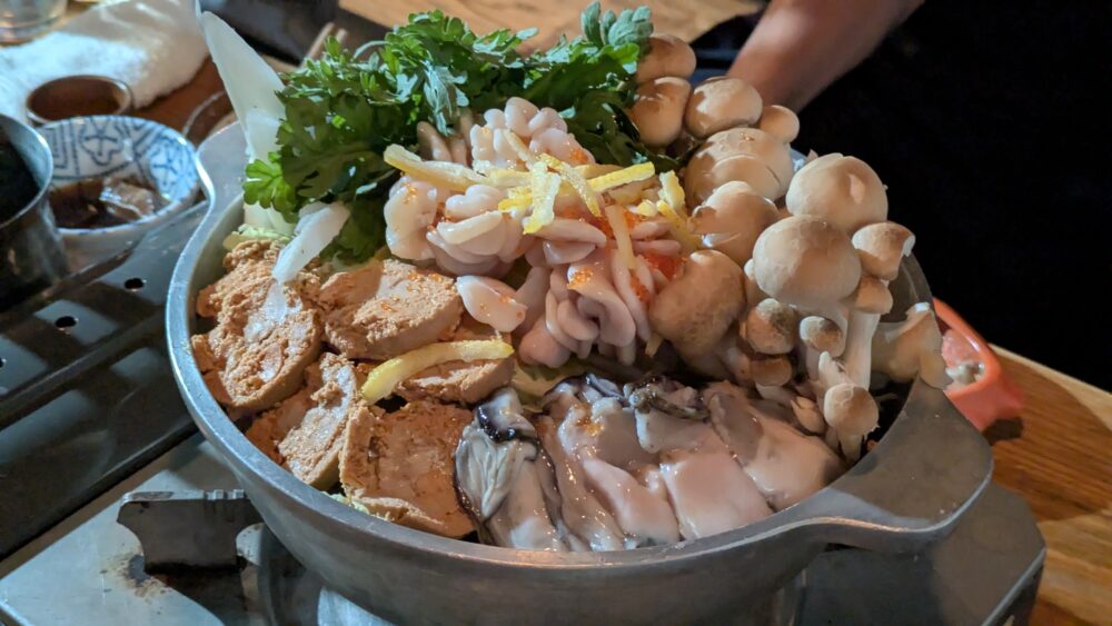 魚バカ一代新橋店の痛風鍋