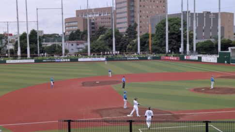 国府台スタジアムでの2軍戦