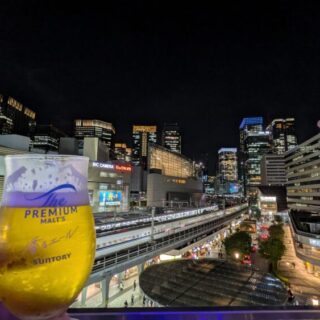 ラピスブルー有楽町のビールトレインビュー