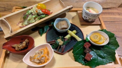 基別邸古楽庵の前菜盛り合わせ