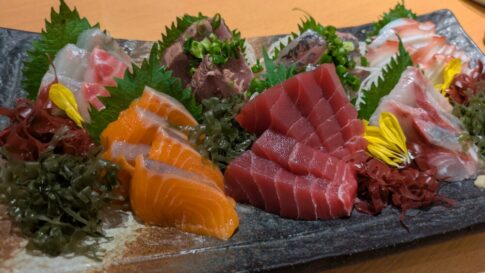 庄や目黒408店の刺身盛り合わせ