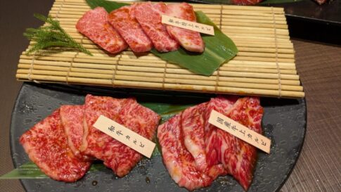 大将軍のカルビ3種食べ比べ