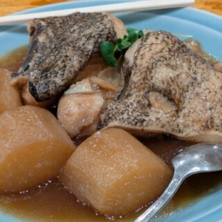 神田ほまれの銀ムツかまと大根煮