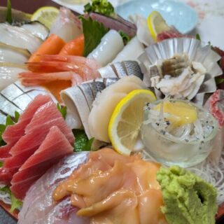 大黒八柱店刺身盛り合わせ