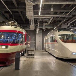 ロマンスカーミュージアムの展示vse