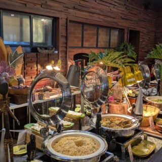 レストランTheReserveの朝食のブッフェ