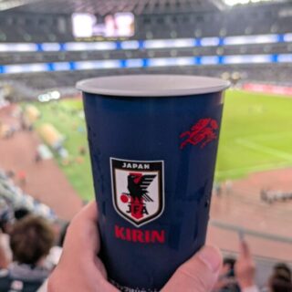 キリンカップサッカーのビール